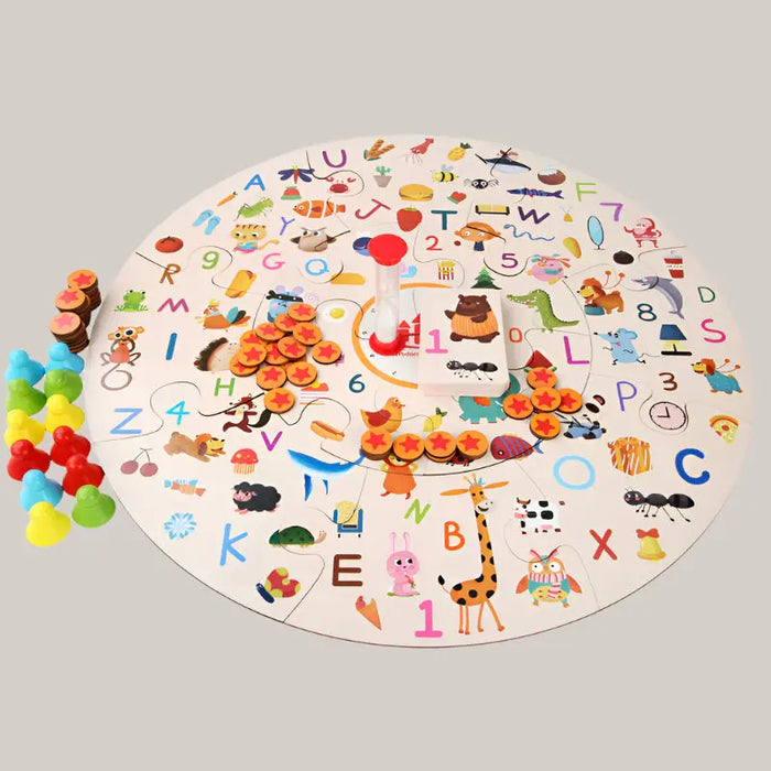 Find-the-Picture Wooden Puzzle Game – Ages 4 to 6 Photo Color