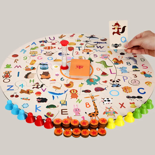 Find-the-Picture Wooden Puzzle Game – Ages 4 to 6