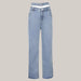 Daddy Wide Leg Pants Blue