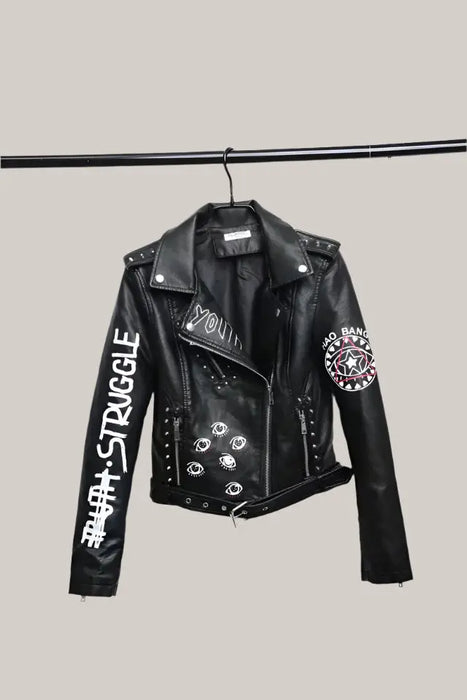 Autumn Winter Faux Soft Leather Jackets Black
