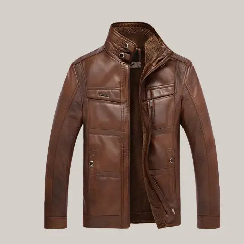Men's Leather Jackets For Winter Jacket Brown