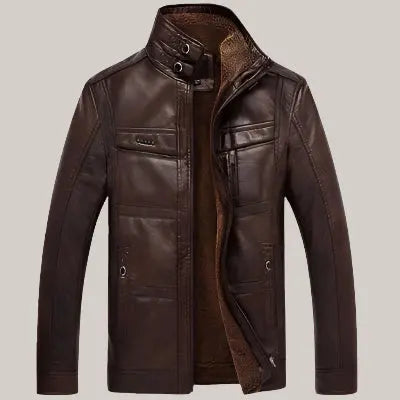 Men's Leather Jackets For Winter Jacket Light Brown