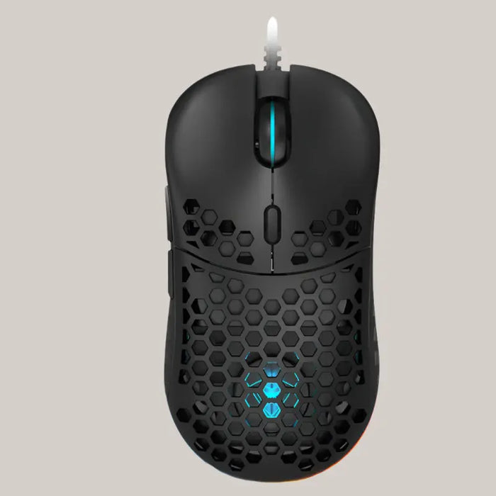 7-Button Wired USB Gaming Mouse – 60 g, Black