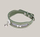 Bone-Pattern Collar for Cats and Dogs Green 25to32cm