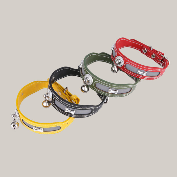 Bone-Pattern Collar for Cats and Dogs