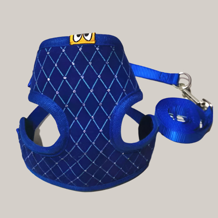 Dog Chest Harness Blue