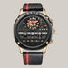 Uniquex Leather-Strap Watch Black