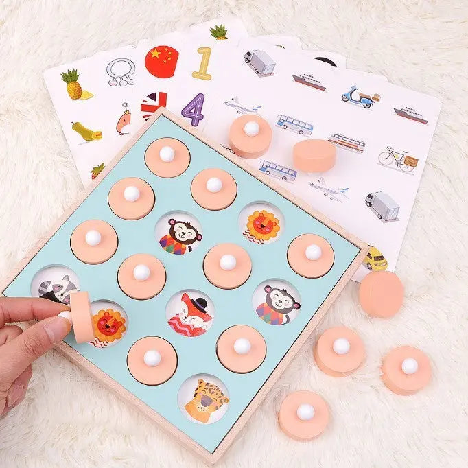 Pattern Matching Peg Board Game – 4 Styles B