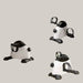Compact Pedal Exerciser – White