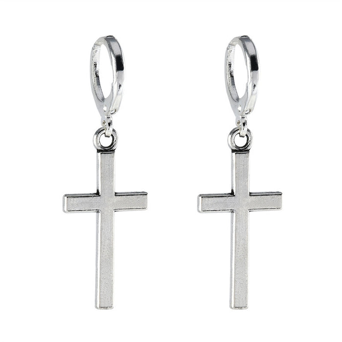 Cross Earrings Ear Buckle
