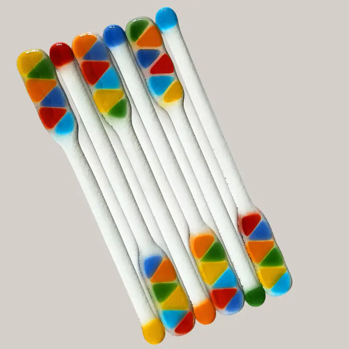 European-Style Stained Glass Cocktail Stirring Rod