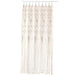 Nordic Handwoven Striped Cotton Door Curtain, 85 × 200 cm 85X200 Beige
