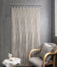 Nordic Handwoven Striped Cotton Door Curtain, 85 × 200 cm