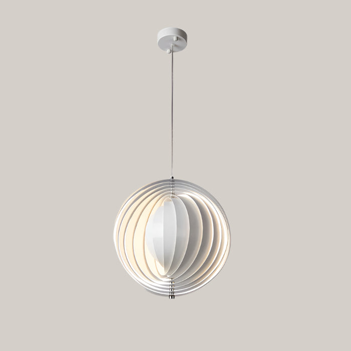 Moon-Shaped Iron LED Chandelier