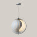 Moon-Shaped Iron LED Chandelier Photo Color small 220v warm light