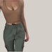Crop Top White Sexy Vest Brown