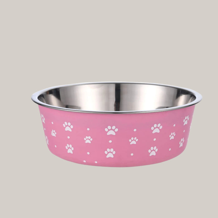 Pet Supplies Pet Stainless Steel Food Bowl F