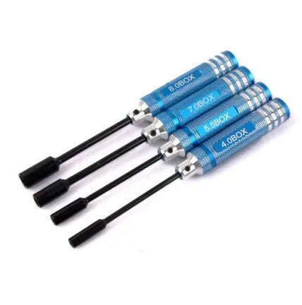 4Pcs RC Metal Hex NUT key\ Blue