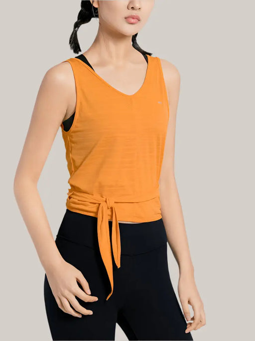 Slim Short Yoga Wear Orange