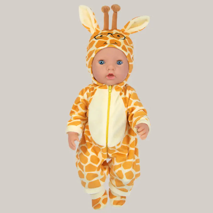 43 cm Doll with Pajama Outfit – 7 Designs Yellow