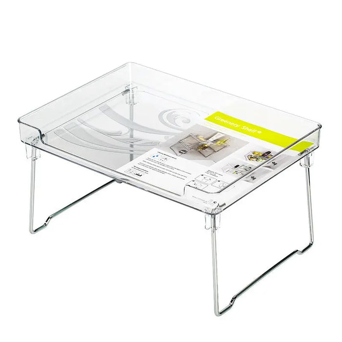 Plastic Kitchen Cabinet and Countertop Organizer Rack Transparent