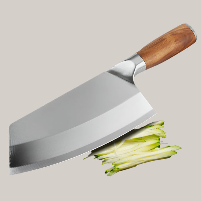 Stainless Steel Slicing Knife with Wooden Handle
