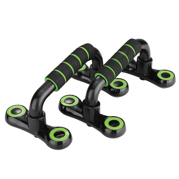 Push-Up Bars – Pair, 2 Options Dark Fruit Green Foam Yellow Box