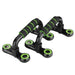 Multifunctional Push Up Bar Dark Fruit Green Foam Yellow Box