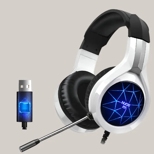 Headphones for video games White N1 usb
