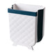 7L Foldable PP Kitchen Trash Bin Blue