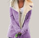 Women Winter Warm Coats New Style Purple