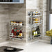 304 Stainless Steel Wall-Mounted Kitchen Shelf, 30 kg Capacity