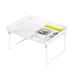 Plastic Kitchen Cabinet and Countertop Organizer Rack White