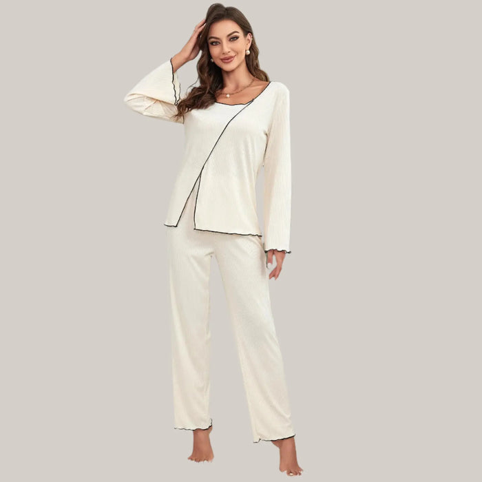 Homewear Suit Long-sleeved Pajamas For Women