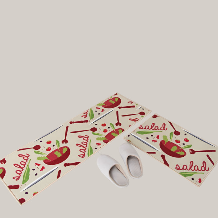 Absorbent Non-Slip Kitchen Mat, 40 × 60 or 40 × 120 cm 4 Style
