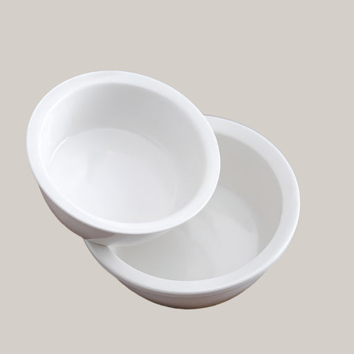 Pet food bowl ceramic double bowl food bowl