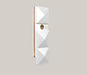Diamond-Pattern Rechargeable Face and Hair Mister – 4 Colors White