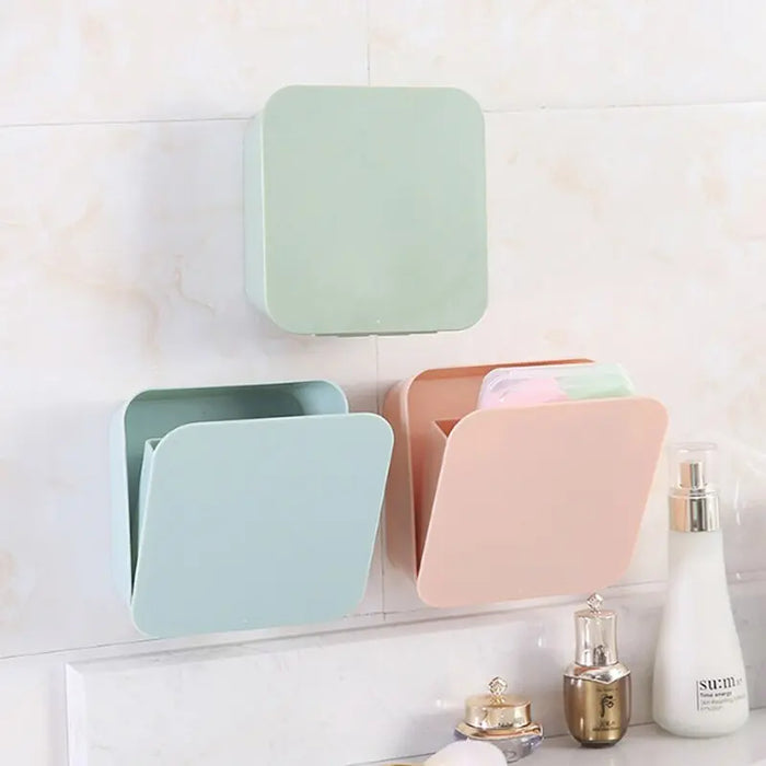 Adhesive Wall-Mounted PP Storage Box – 11 Variants