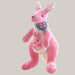 Kangaroo plush toys Pink 32cm