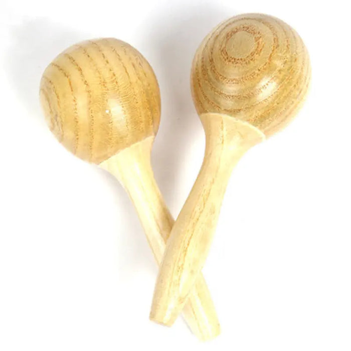 Wooden Maraca Percussion Toy – 15 cm