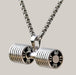Dumbbell and Barbell Pendant – 3 Colors
