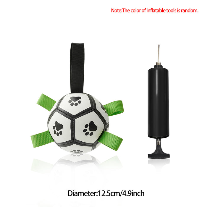 Interactive Dog Football Toy – Inflatable Training Ball for Dogs