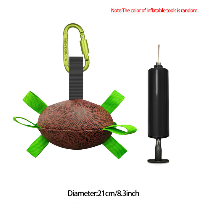 Interactive Dog Football Toy – Inflatable Training Ball for Dogs