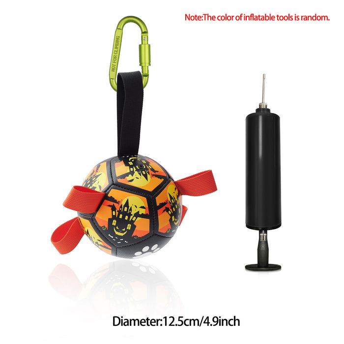 Interactive Dog Football Toy – Inflatable Training Ball for Dogs
