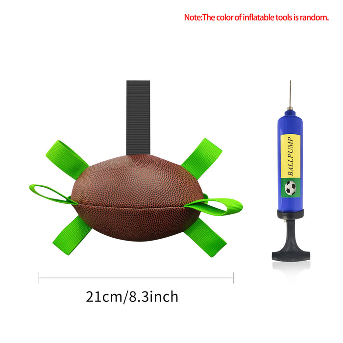 Interactive Dog Football Toy – Inflatable Training Ball for Dogs