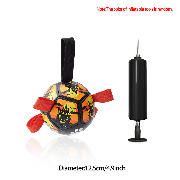 Interactive Dog Football Toy – Inflatable Training Ball for Dogs