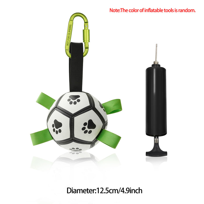 Interactive Dog Football Toy – Inflatable Training Ball for Dogs