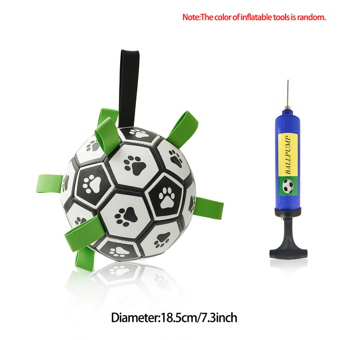 Interactive Dog Football Toy – Inflatable Training Ball for Dogs