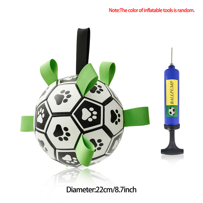Interactive Dog Football Toy – Inflatable Training Ball for Dogs