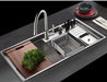 Kitchen sink drain basket